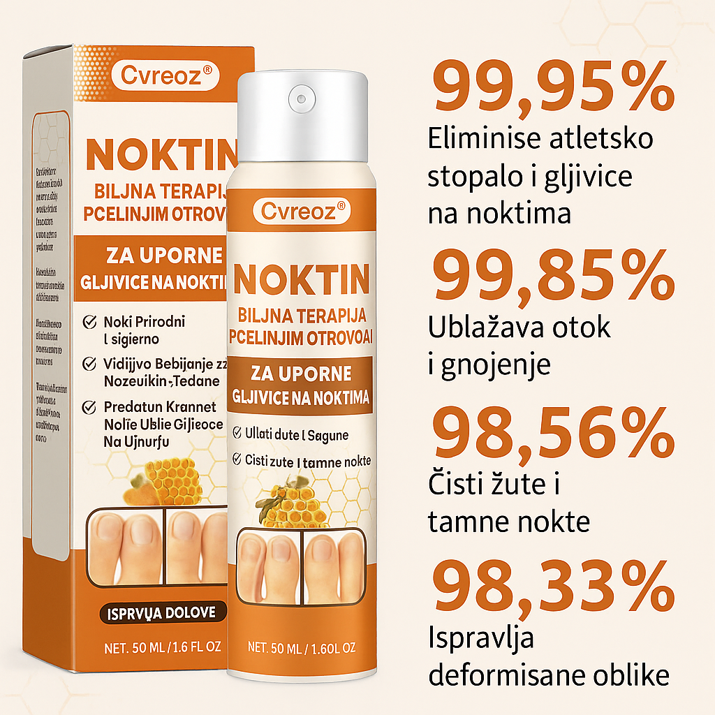 Noktin® sprej Uništava gljivice 1+1 GRATIS